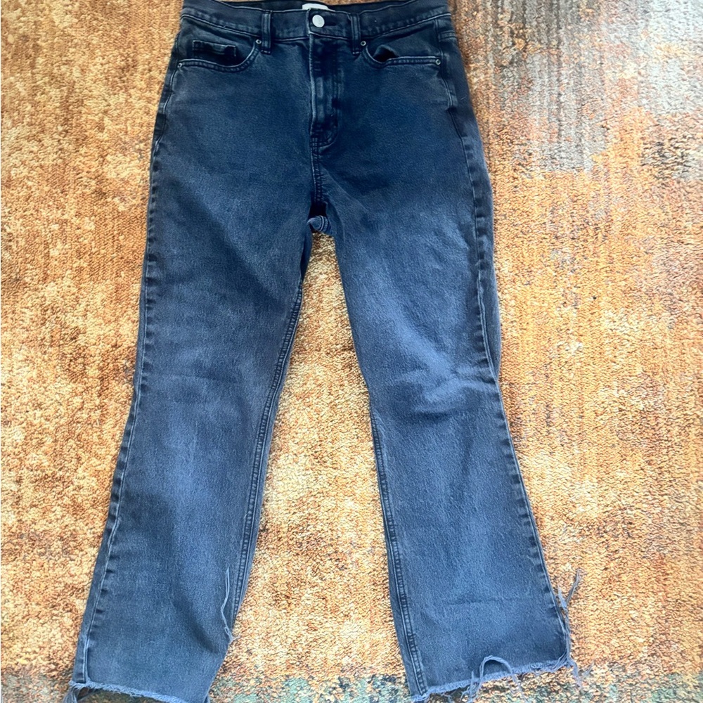 Women's Pacsun Black Crop Boot Denim Jeans